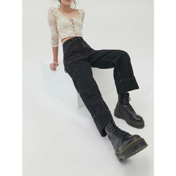 BDG Carter Deep Cuff Carpenter Jeans - Picture 1 of 8